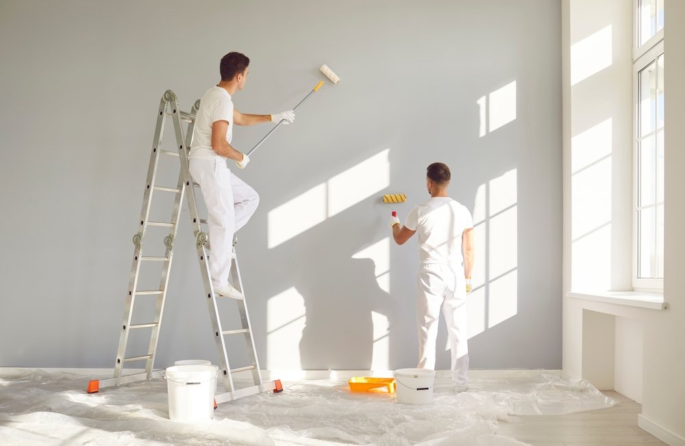 Dit is het resultaat van glasvliesbehang laten aanbrengen in je nieuwbouwwoning in Nieuwegein.